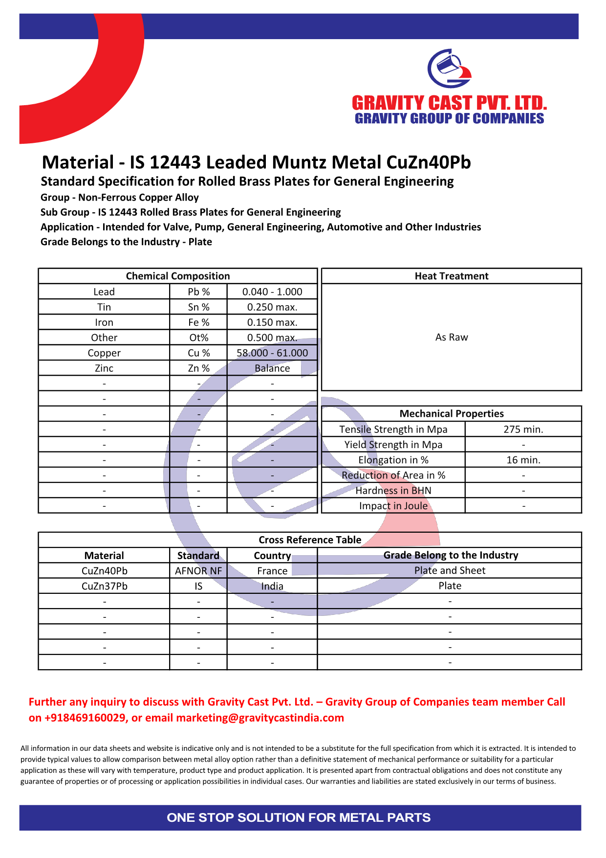 IS 12443 Leaded Muntz Metal CuZn40Pb.pdf